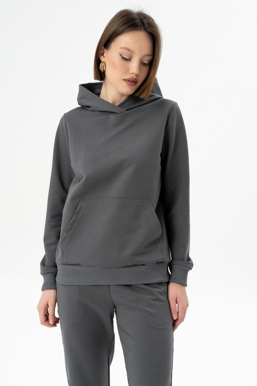 Мягкий уютный костюм из хлопкового футера - Solo mio фото 4