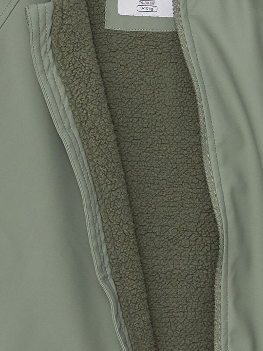 Kap??onlu Uzun Kollu Basic Erkek Bebek Astronot Mont - Waikiki фото 2