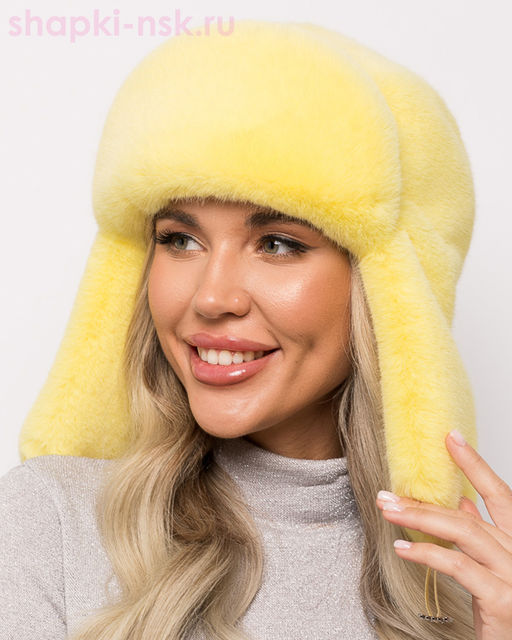 Скай Ушанка экомех норка женская (56-58)