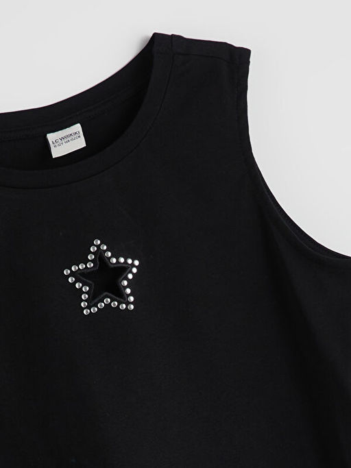 Bisiklet Yaka Ta?l? K?z ?ocuk Atlet