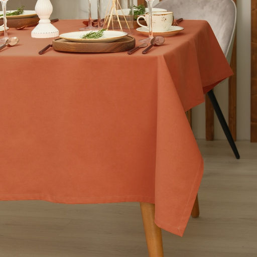 Скатерть Этель «Kitchen» 150×220 см, цвет оранжевый, 100% хлопок, саржа 220 г/м²