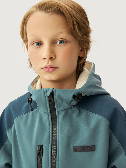 Ветровка 4л15526 мох/деним