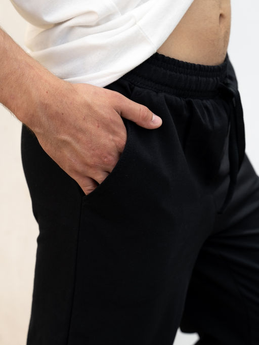 Брюки футер 2-хнитка,темно-синие - Binita фото 6