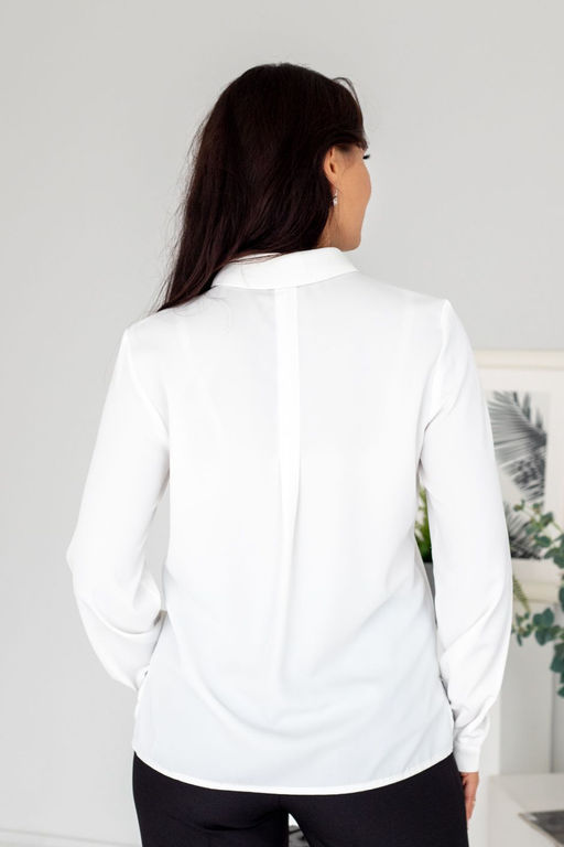 Блузка МД-404 белый - Angelika фото 3
