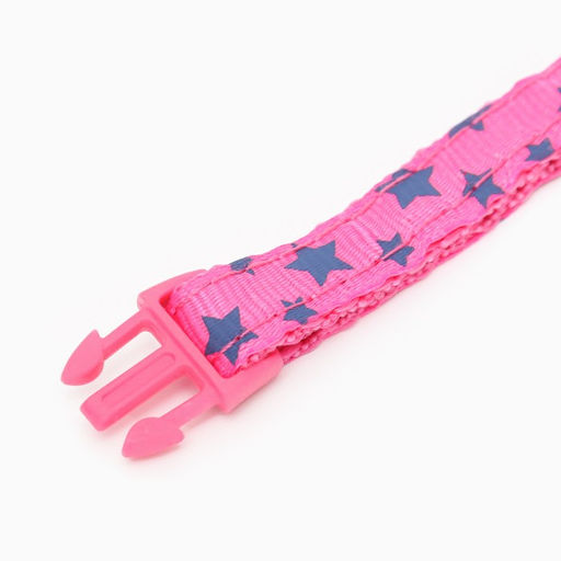 Ошейник Звезды, 33 х 1 см, розовый - Пижон фото 5