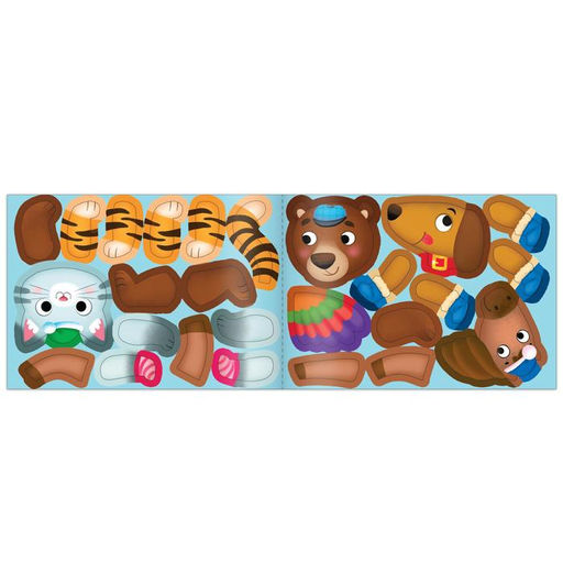 Книжка с наклейками Мои чудо-звери. Новогодний переполох, 12 стр. - Буква-ленд фото 4