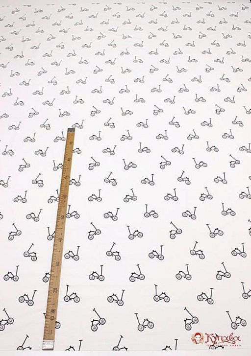 Поплин Марафон - велосипеды, ш.2.2м, хлопок-100%, 115гр/м.кв - Купава фото 3