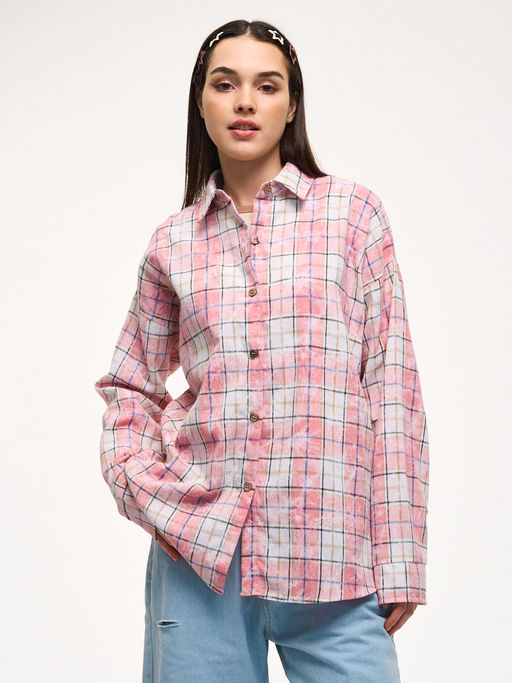 Рубашка розовый CN25123FL1 - Nota bene фото 2