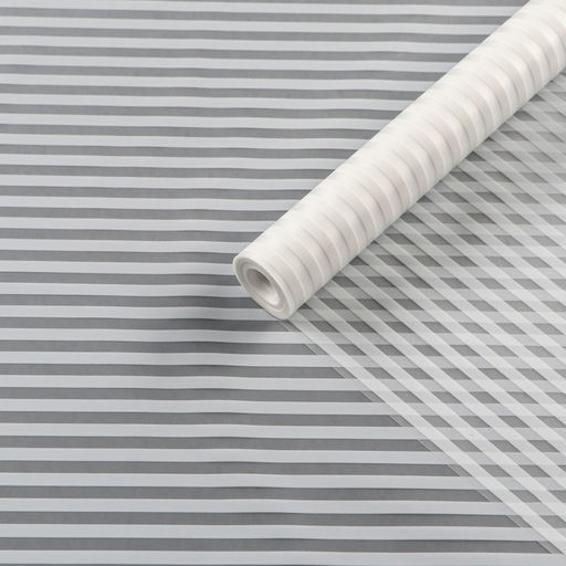 Пленка для цветов, матовая, Зебра, белый, 0,6 х 9м 5%