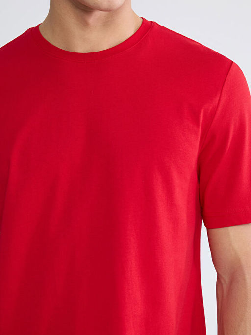 Bisiklet Yaka Penye Erkek Ti??rt