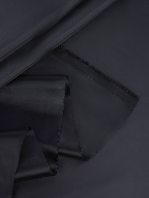 Цена за 100 шт. Подкладочная ткань таффета, 190Т, ширина 150 см, 100 м, полиэстер, чёрная