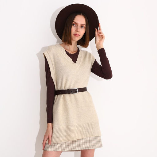 Ремень женский, ширина 3 см, винт, пряжка метал, цвет коричневый - Simaland фото 3