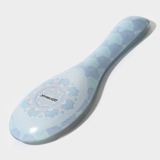 Цена за 2 шт. Подставка под ложку Доляна «Анха», 21.5×7.7 см, стекло, голубая