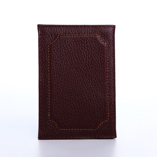 Обложка для паспорта, цвет бордовый - Simaland фото 2