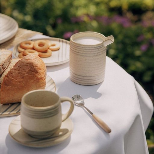 Молочник SL Home «Райяс», 450 мл, керамика, бежевый