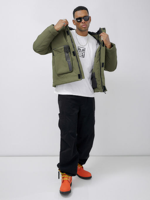 Куртка зимняя до - 20 бежевого цвета цвета хаки - Mtforce фото 14