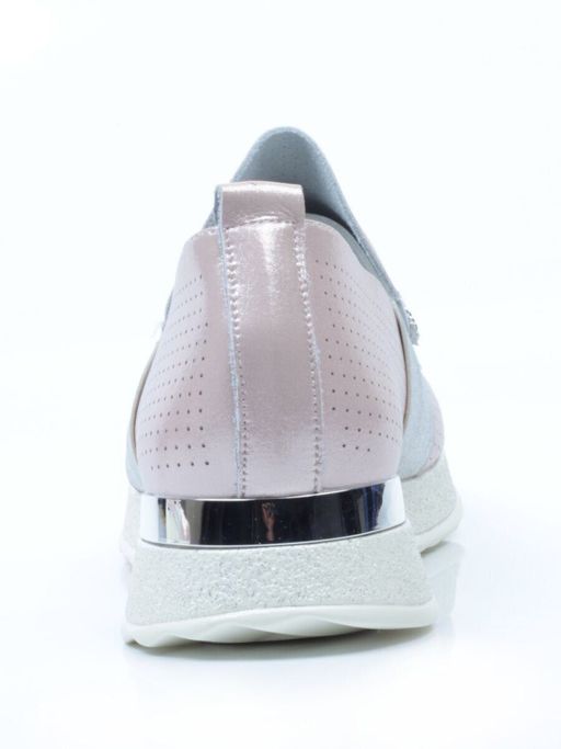 07-D08 PINK Слипоны женские (натуральная кожа) - Фабричный китай фото 9