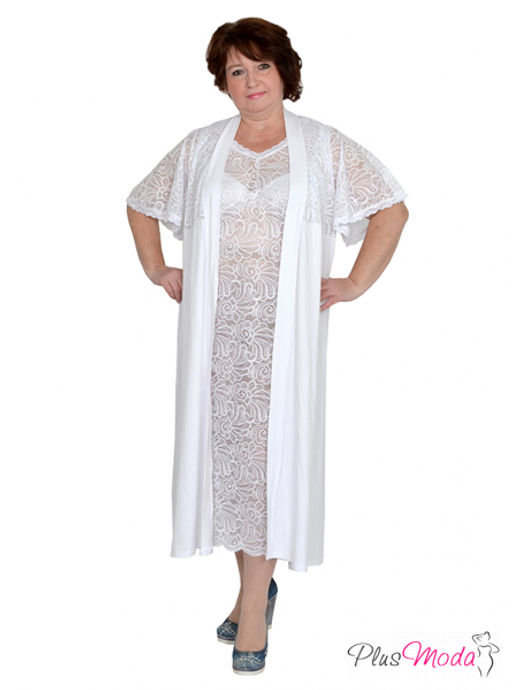 Сорочка Модель №853 размеры 44-84 - Plusmoda фото 4