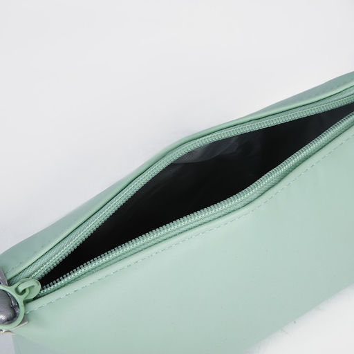 Косметичка на молнии, с подкладом, цвет зелёный - Simaland фото 3