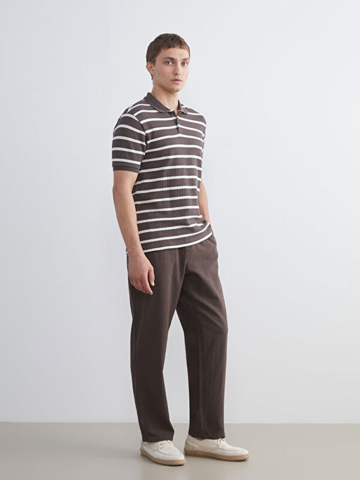 Polo Yaka ?izgili Erkek Ti??rt