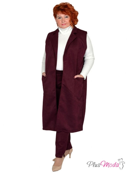 Жилет Модель №1400 размеры 44-84 - Plusmoda фото 15