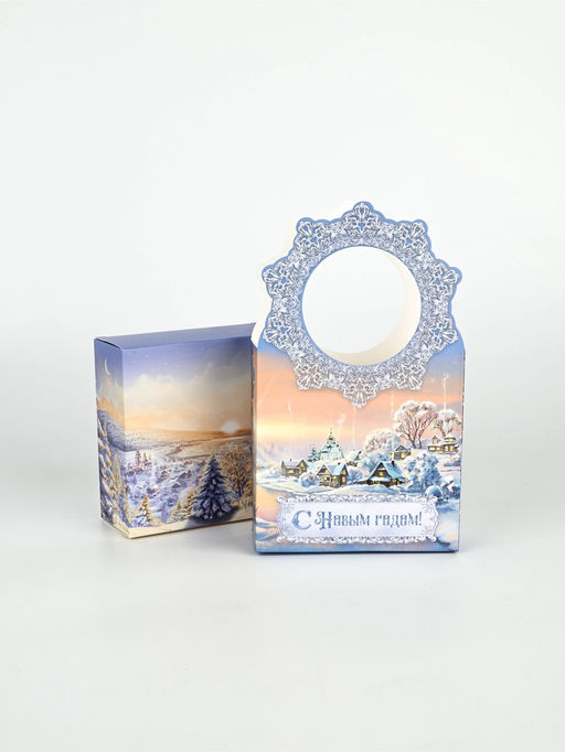 Набор подарочных  коробок , 3 шт , «Деревушка»