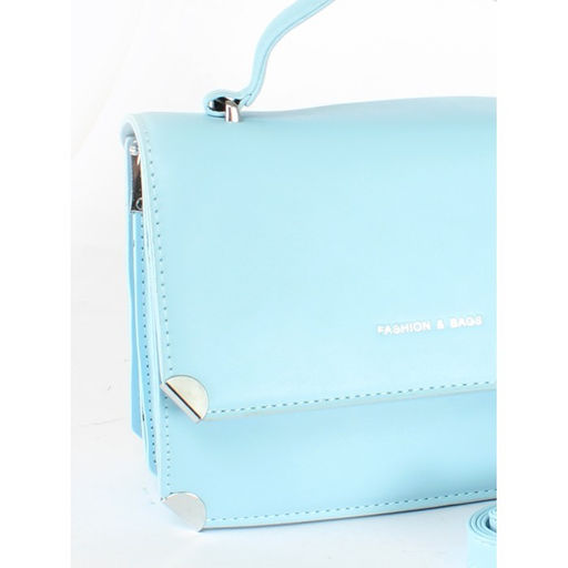 Сумка женская искусственная кожа Ch&K-8659, 2отд, плечевой ремень, голубой SALE 255068 - Adelia фото 4