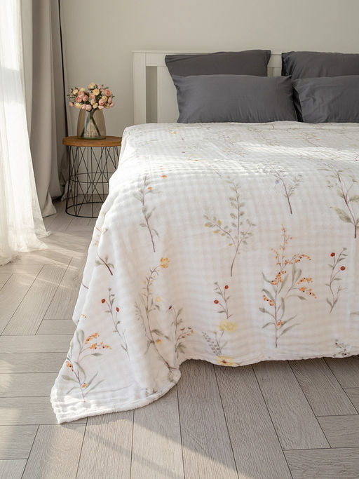 Плед 150х200 белый - Denastia фото 3