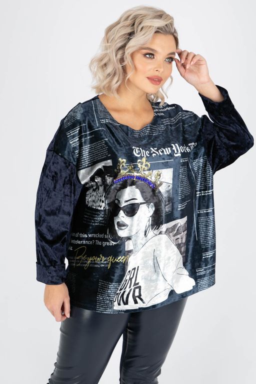 Джемпер М5-4653/1 - Wisell фото 3