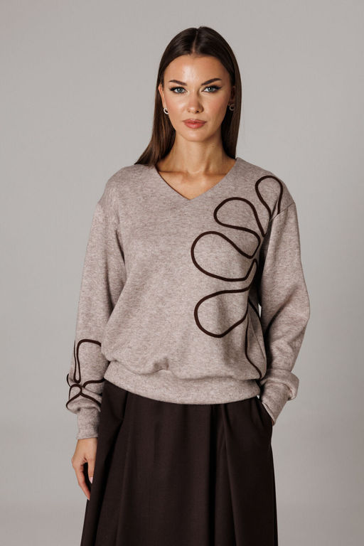 Костюм Lars Style 1172W-Р бежевый, коричневый