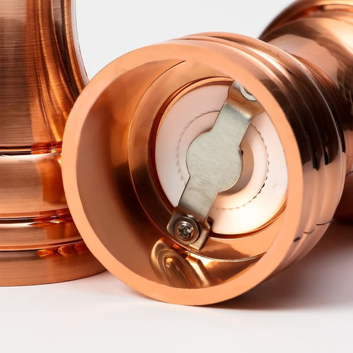 Набор мельниц для соли и перца Доляна, 2 шт., 10×5×10 см, цвет бронзовый