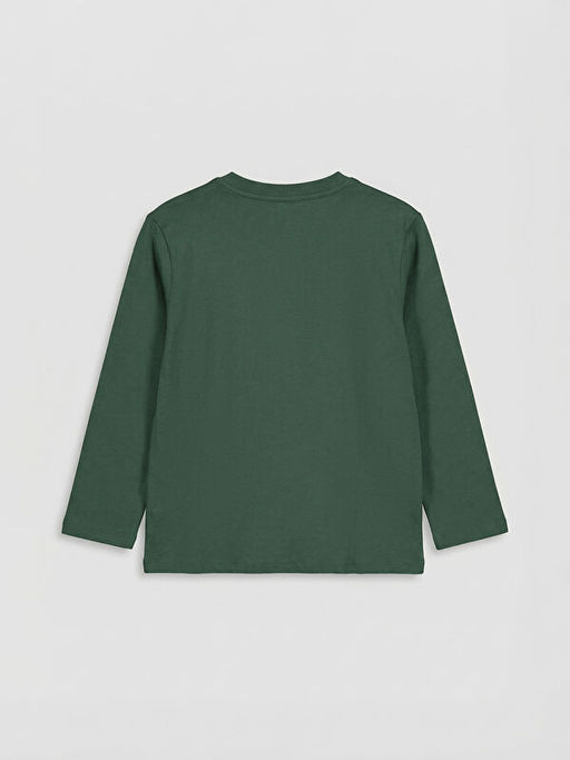 Bisiklet Yaka Bask?l? Erkek ?ocuk Ti??rt 2li