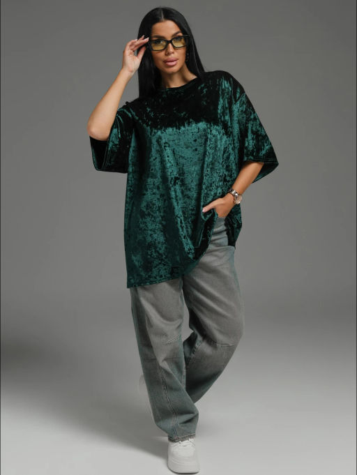 Марлен футболка женская (изумруд)