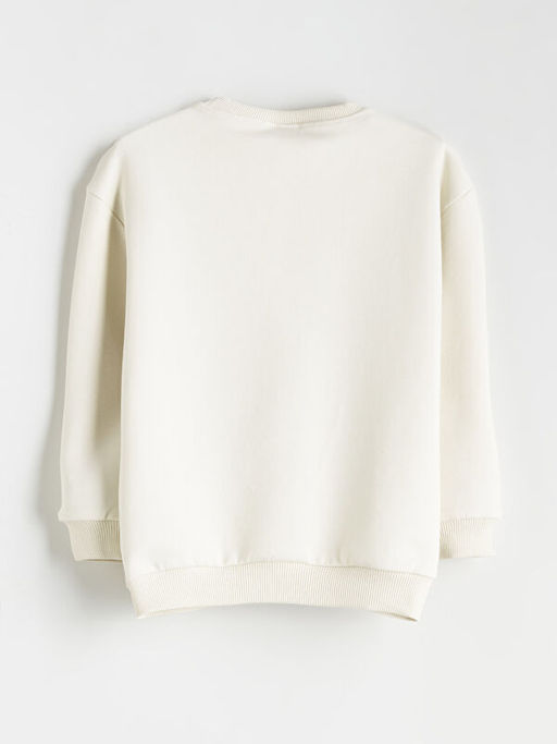 Yaz? Bask?l? Erkek ?ocuk Sweatshirt