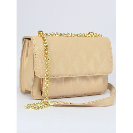 Сумка женская искусственная кожа Ch&K-7806, 2отд, плечевой ремень, бежевый SALE 259979