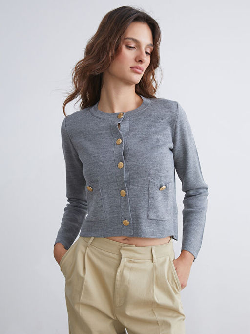 Bisiklet Yaka Kad?n Triko H?rka