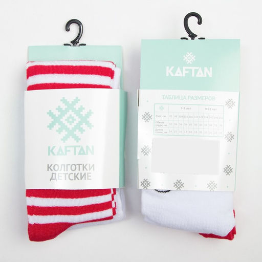 Колготки детские новогодние KAFTAN «Зайчик», рост 104-110 см, белые