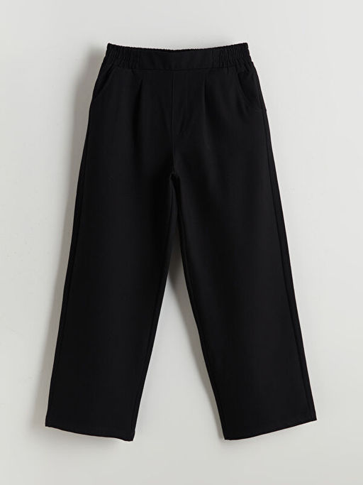 Wideleg Pileli K?z ?ocuk Pantolon