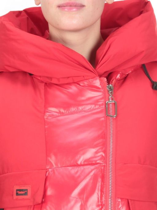 YM2115 RED Куртка зимняя женская MAYYIYA (200 гр. холлофайбера) - Fashion фото 10