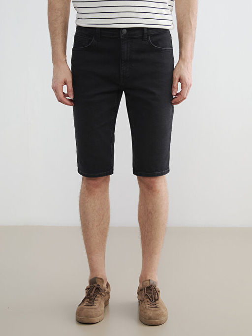 Джинсовые шорты мужские S?per Skinny Fit Erkek Jean ?ort узкого кроя