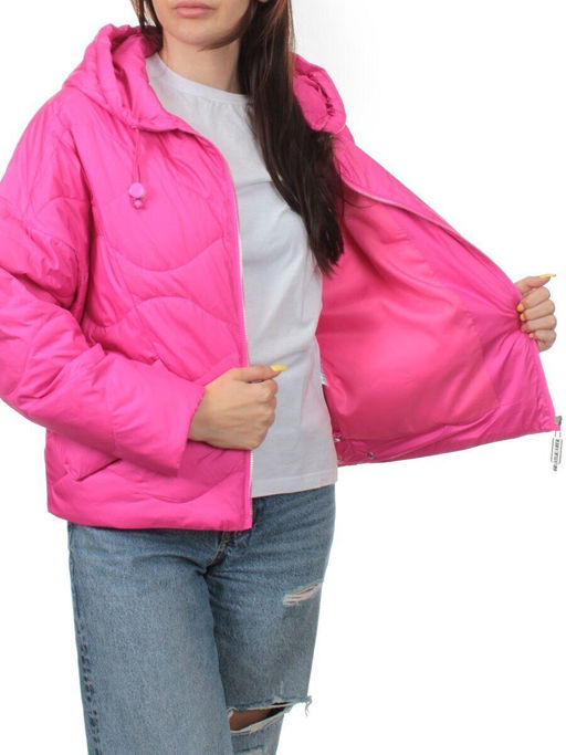23-061 CRIMSON Куртка оверсайз демисезонная женская (синтепон 100 гр.) - Fashion фото 6
