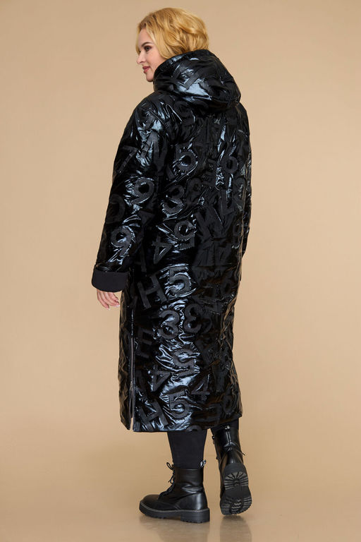 Пальто Svetlana Style 1826 черный+буквы
