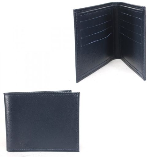 Портмоне мужское Croco-ПР-900 натуральная кожа 1 отд, 10 карм, синий орфей (151) 232211