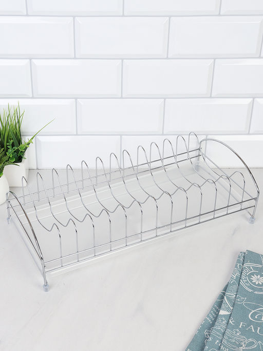 Сушилка для посуды металл с поддоном 40x20x10 см/ P-172 /уп 42/0,374 (Синий) - ГалеонТрейд фото 7