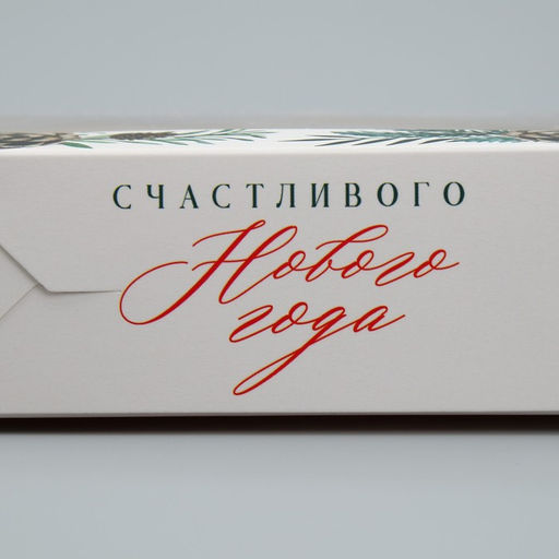 Цена за 5 шт. Коробка складная «Счастливого Нового года», 20×23×4 см