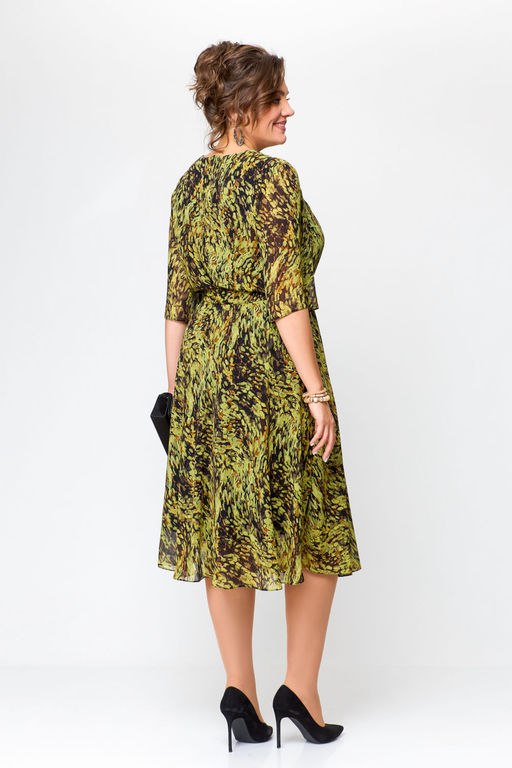 Блуза Swallow 803.2 черный+серебряный узор фото 1037