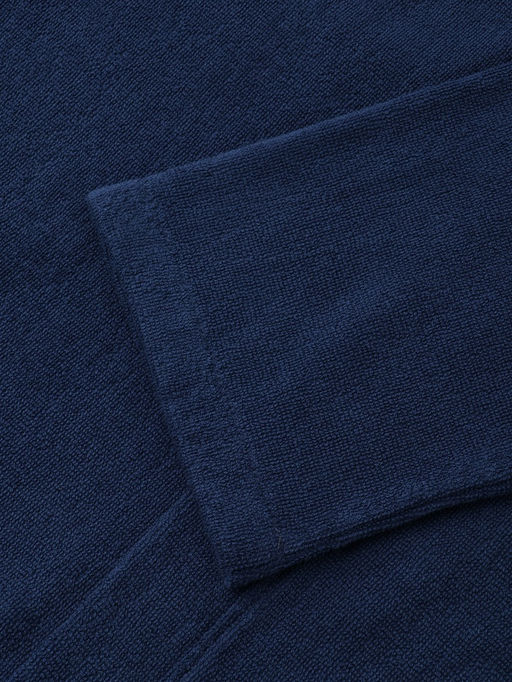 Халат мужской «Экономь и Я», размер 52-54, хлопок 100%, тёмно-синий