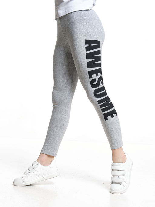 Лосины спортивные черные с принтом UD 6603 черный - Mini maxi фото 4