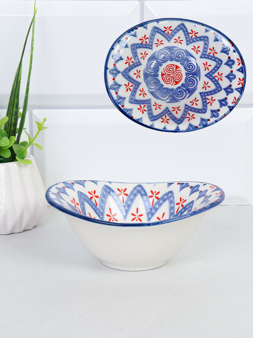 Соусник 11х9х4 см / ZY049 /уп 180/ керамика