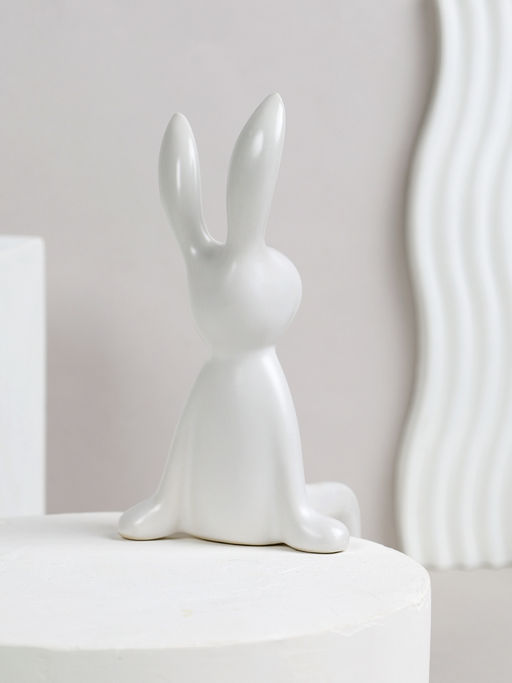 Статуэтка Кролик 21 см / HBC-101 /уп 30/белый - Галеонтрейд фото 5